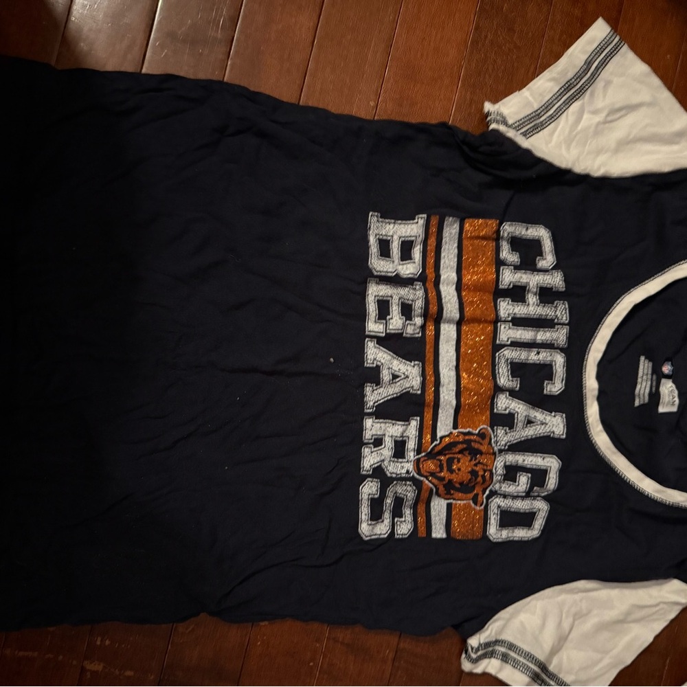 Chicago Bears retro Navy T-Shirt
